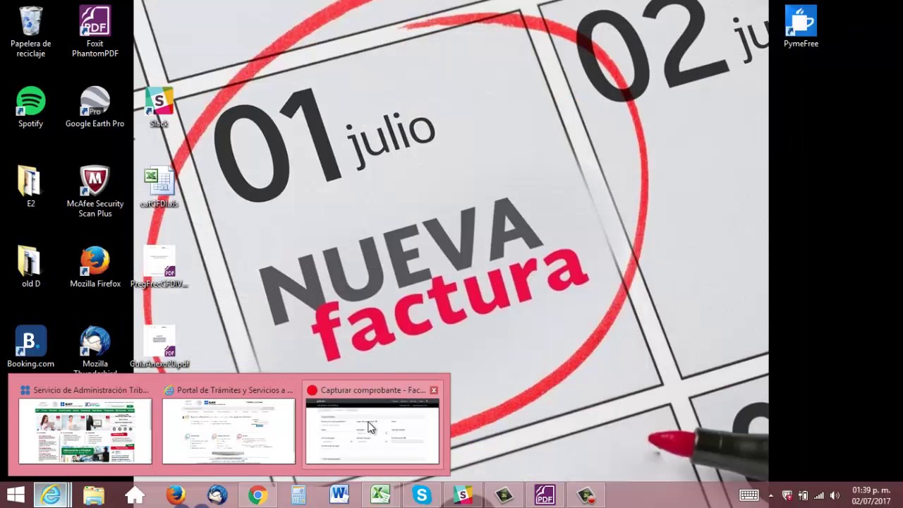 Nueva Factura 3.3 del SAT - C&oacute;mo facturar en el portal gratuito