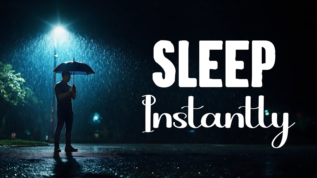 Rainy Night Piano | A Lonely Walk |Calm Ambient Music for Focus & Sleep