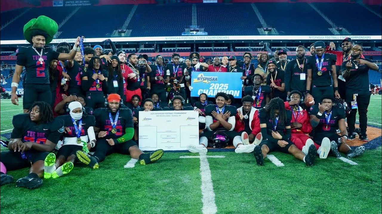 Congrats To the Monroe Redjackets For Winning The 2025 NYSPHSAA Football Championship!!