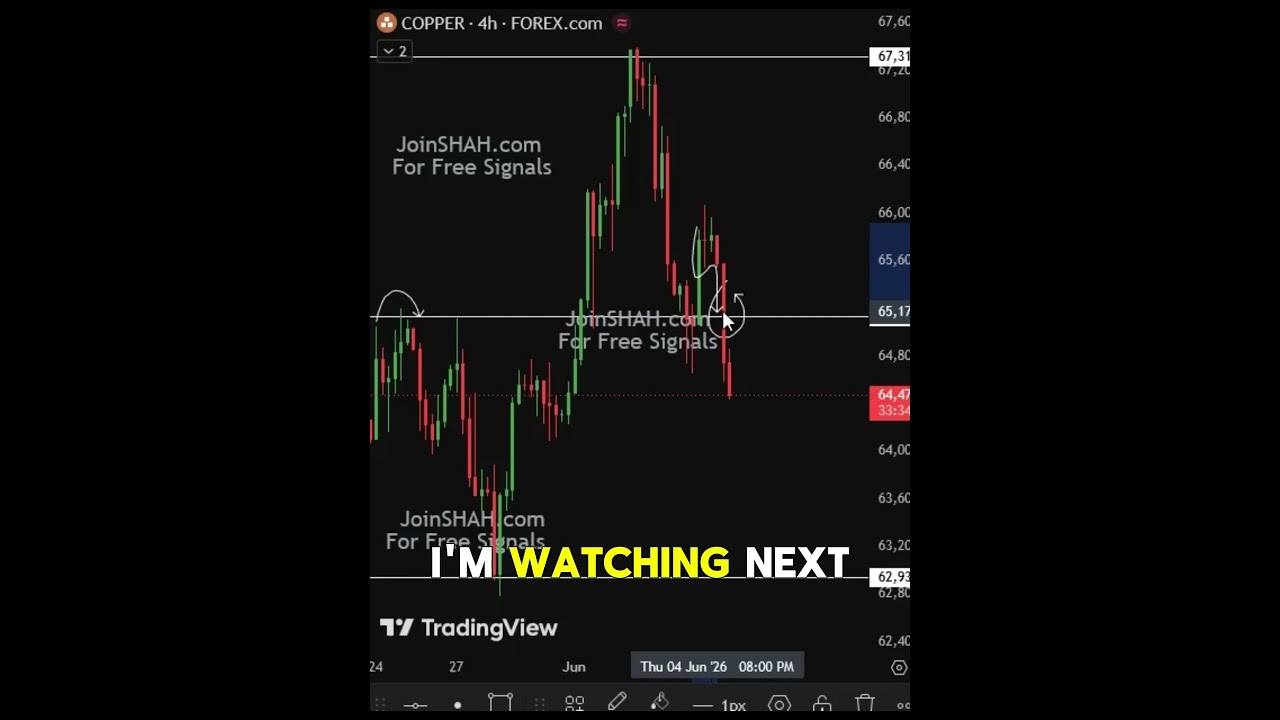 Copper Analysis Today | Important Setup for Traders #trading #forex #investing