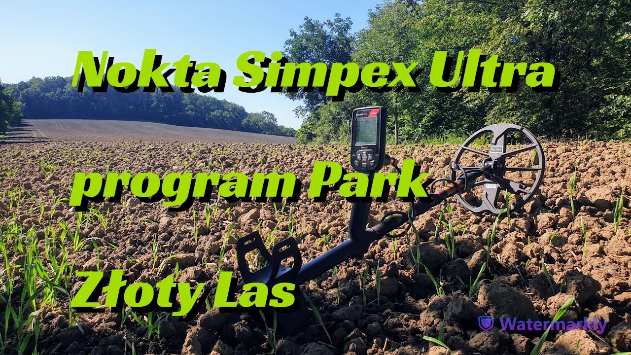 Nokta Simplex Ultra program Park i All metals w ekstremalnej mineralizacji