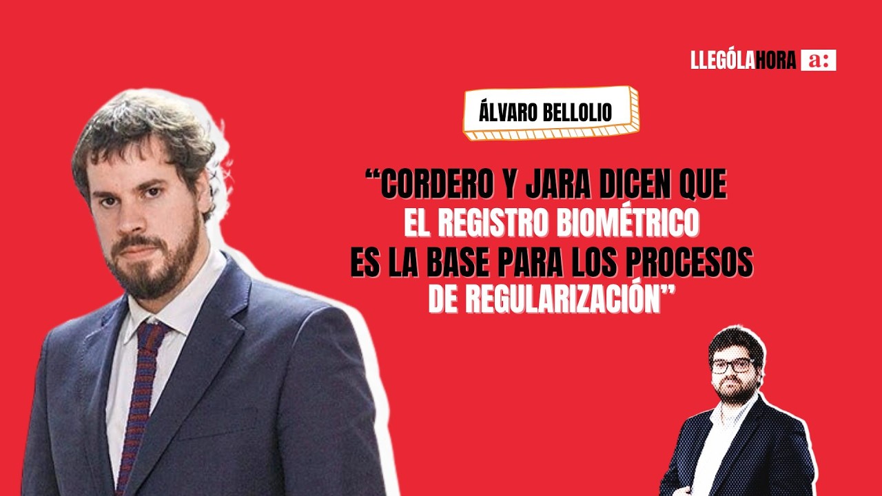 Álvaro Bellolio: “Cordero y Jara dicen que el registro biométrico es la base para la regularización”
