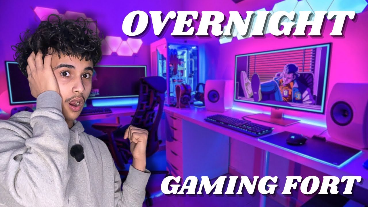 I Built a Gaming Fort In My Room