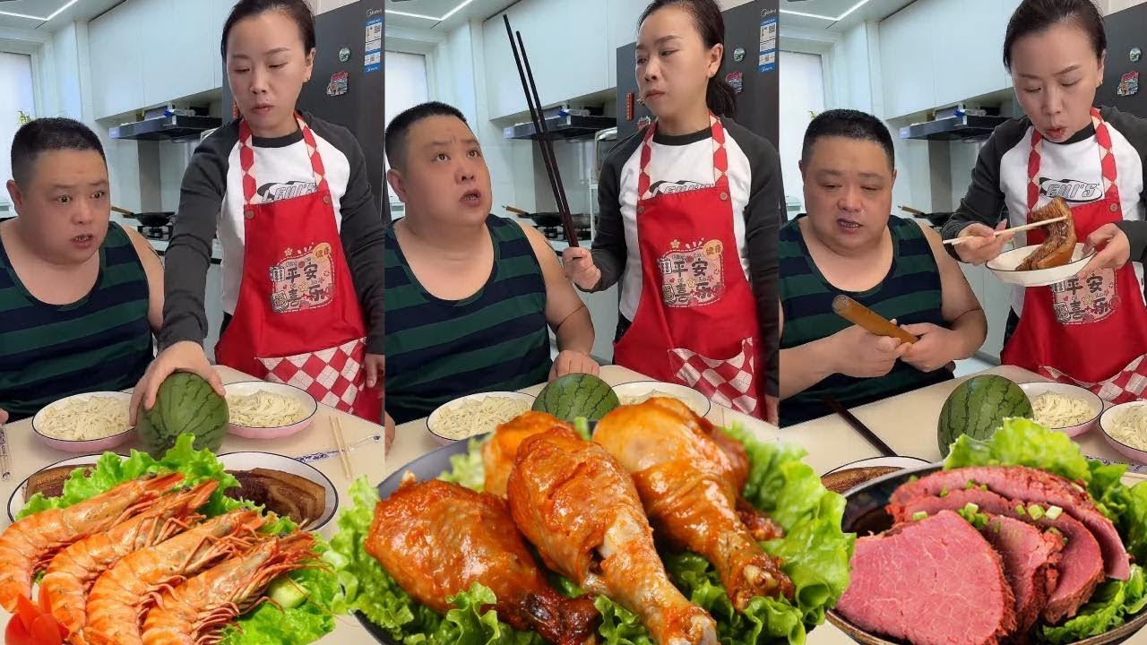 猜到蠢老公会吃独食，幸好我早有准备，他惊呆了！【朱大帅and依美姐】