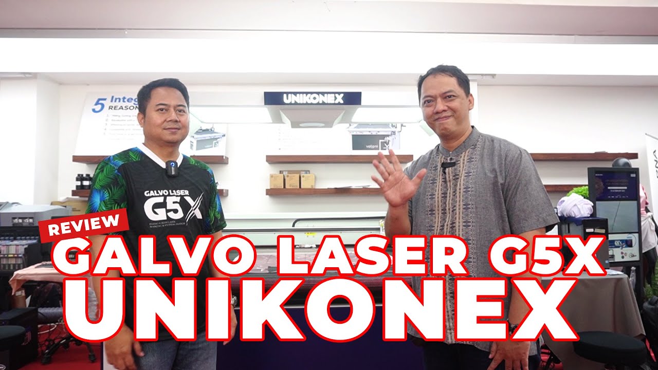 Review Unikonex G5X Galvo Laser Cutting dari Aneka Warna