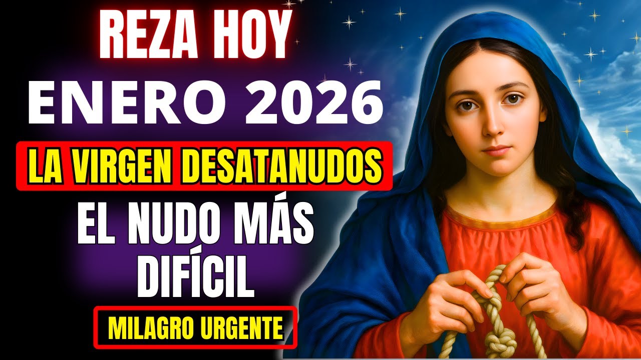 ¡TU NUDO MÁS DIFÍCIL SE DESATA! 💔 ROSARIO PODEROSO a la VIRGEN DESATANUDOS | Para HOY ⏳