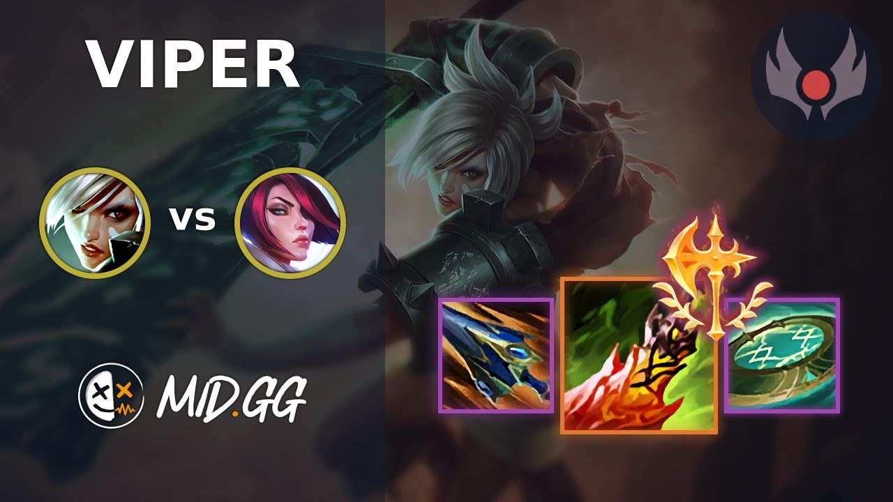 MID.GG: [ Viper ] Riven TOP vs Fiora | NA GRANDMASTER | LOL Season 2025