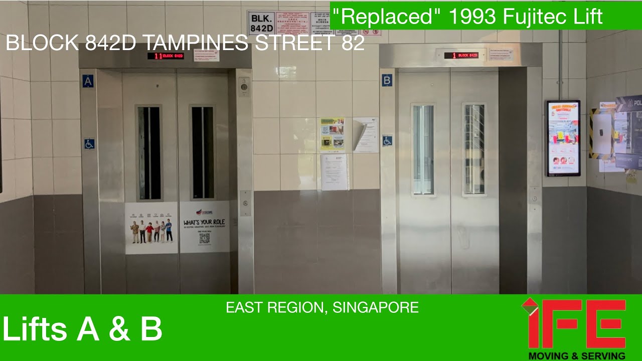HDB Block 842D Tampines || IFE Elevator