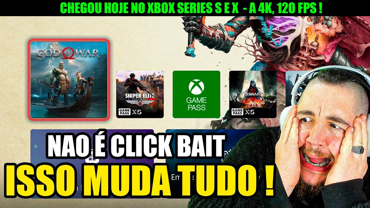 NAO É BAIT ! God of War rodando no XBOX SERIES e qualquer outro JOGO de PLAYSTATION via BOOSTEROID