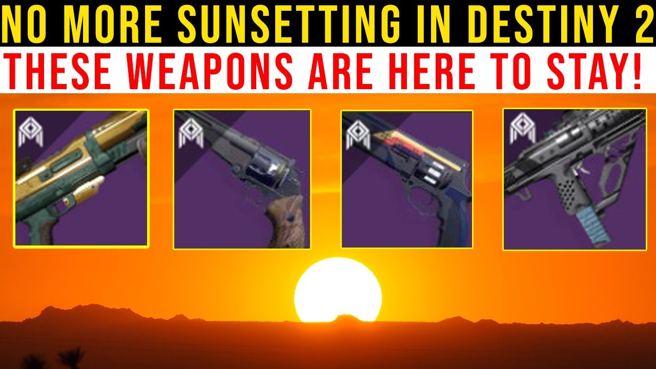 SUNSETTING IS GONE IN DESTINY 2 | NO MORE POWER CAPS FOR ARMOR AND WEAPONS!