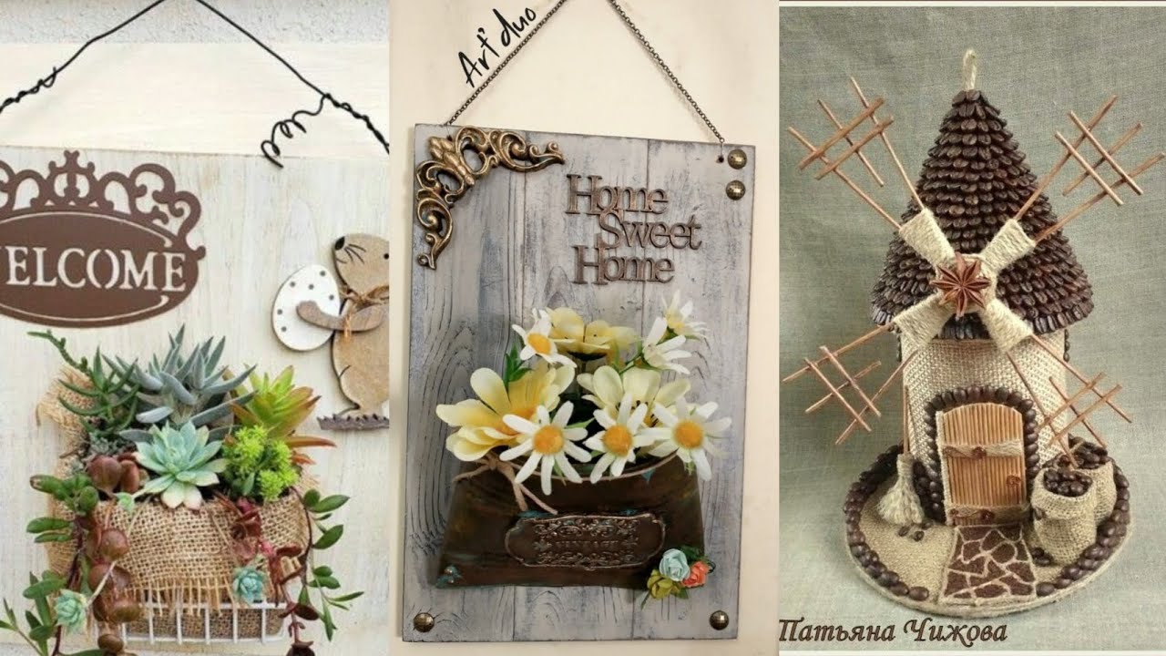 Thrifty Charm Decor Shabby Chic Vintage Rustic Home and Wall Hangings Decor Idea #thriftywallhanging