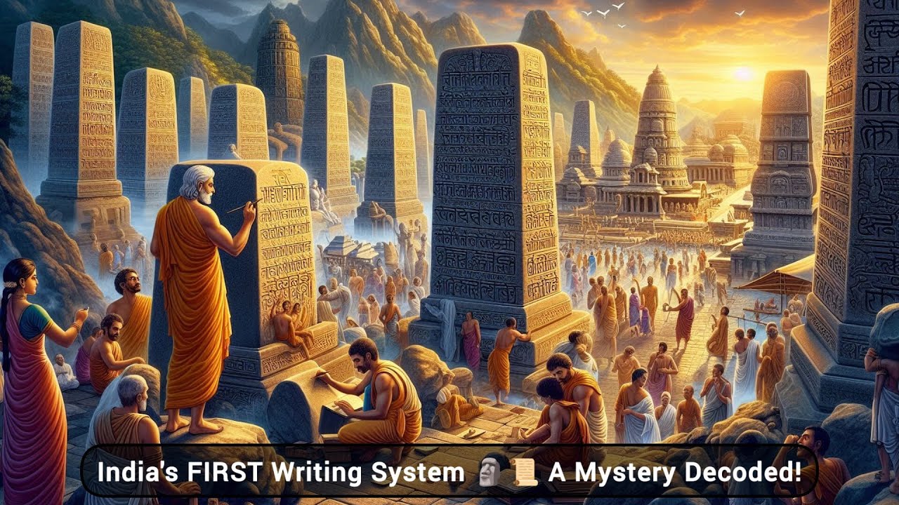 The First Written Language of Ancient India 🗿📜 | The Story of Brahmi Script