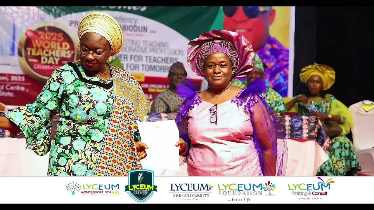 LYCEUM COLLEGE WON THE BEST SCHOOL IN OGUN STATE