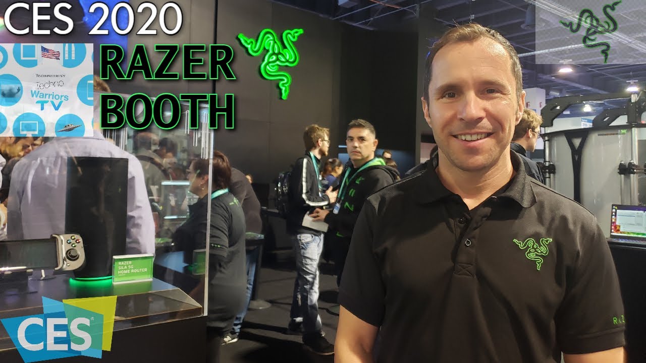 CES 2020 Razer booth Recovered/reuploded
