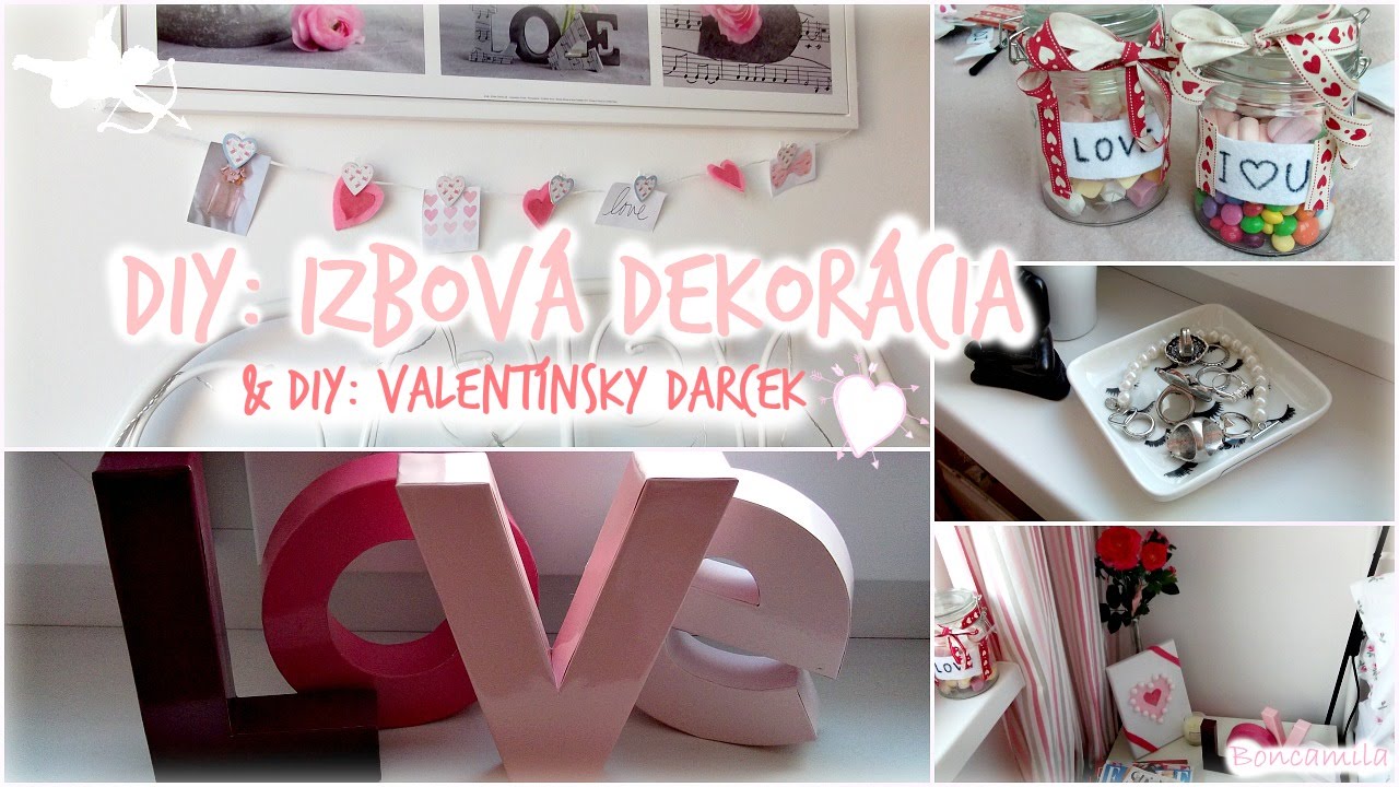 DIY: izbová dekorácia na Valentína + valentínsky darček 💖