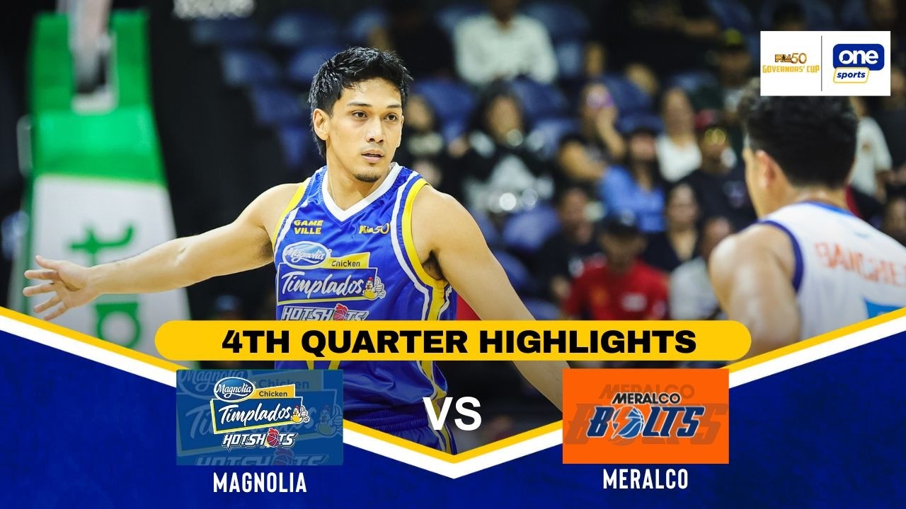 MAGNOLIA vs MERALCO | 4TH QUARTER HIGHLIGHTS | PBA SEASON 50 GOVERNORS' CUP