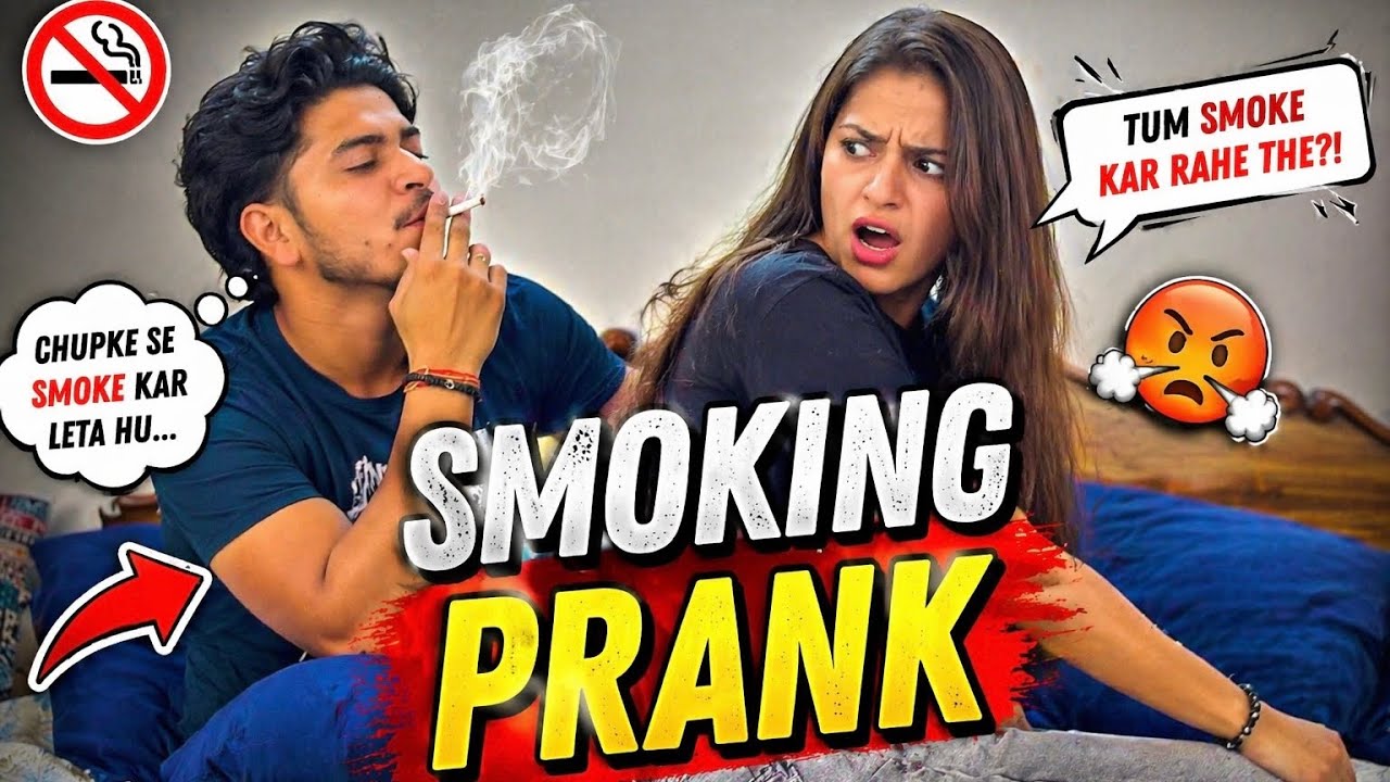 Smoking prank on Girlfriend 😱 || ये मैंने क्या कर दिया 😭💔 || MD Pranks | Manish & Diya
