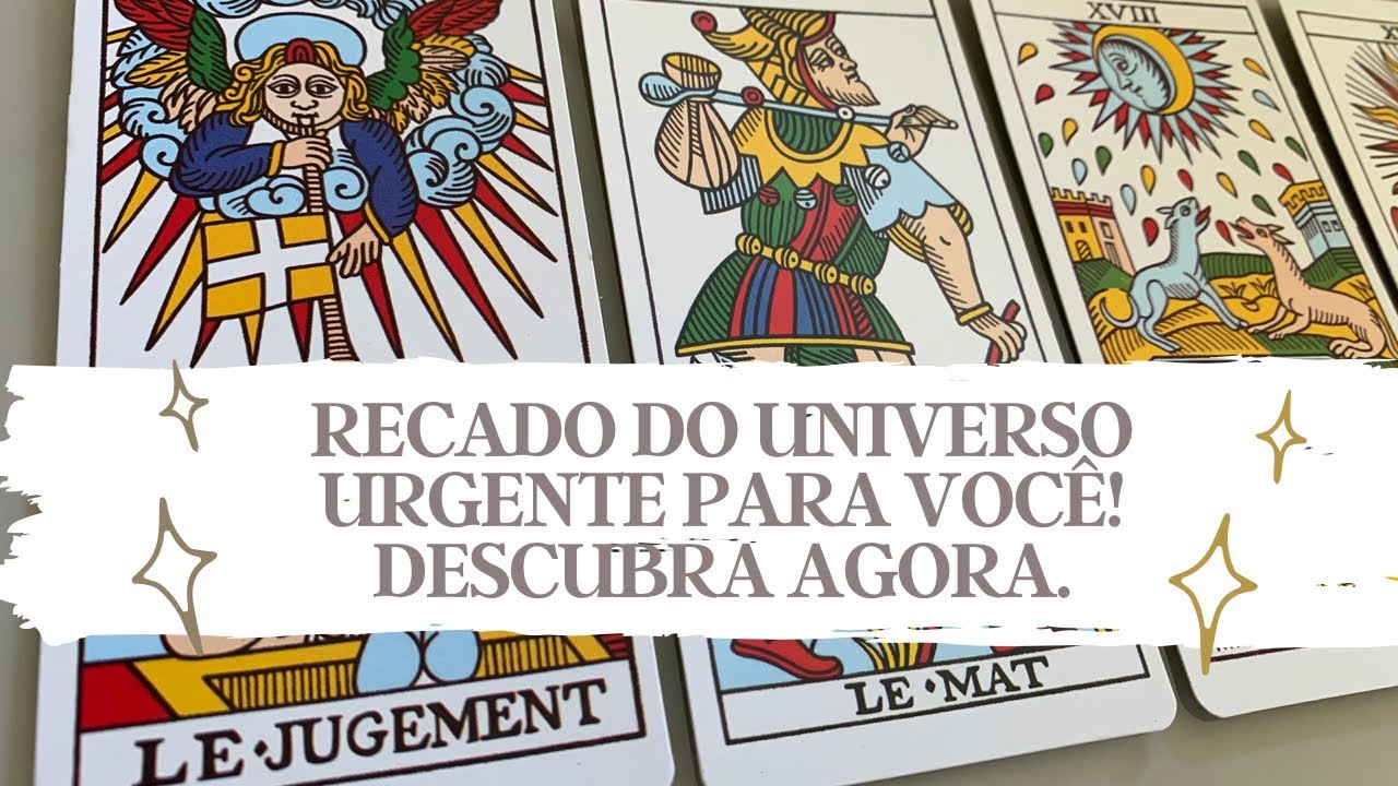 RECADO DO UNIVERSO PARA VOCÊ! DESCUBRA AGORA! - Tarot responde