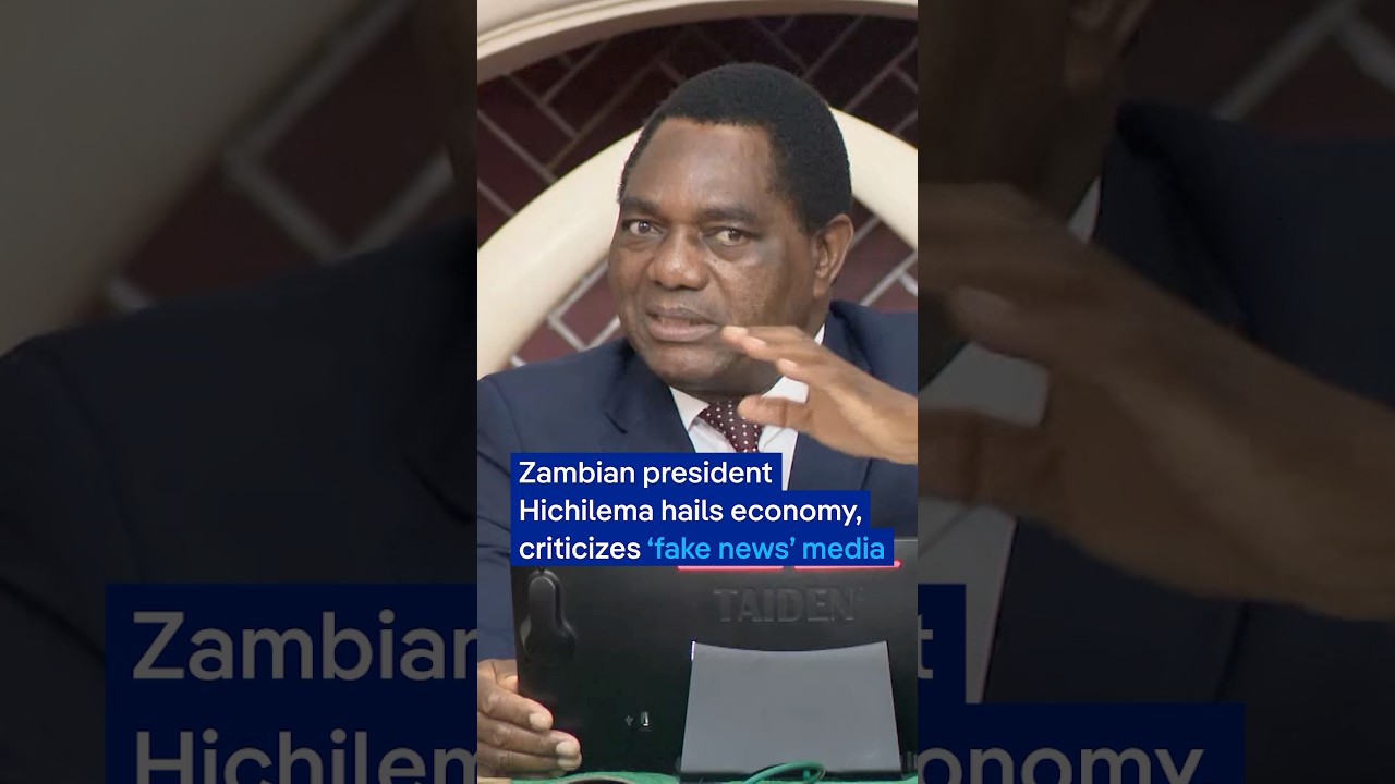 Zambian president: &ldquo;Economy has grown by 9% but media focuses on fake news&rdquo; #dwafrica #zambia
