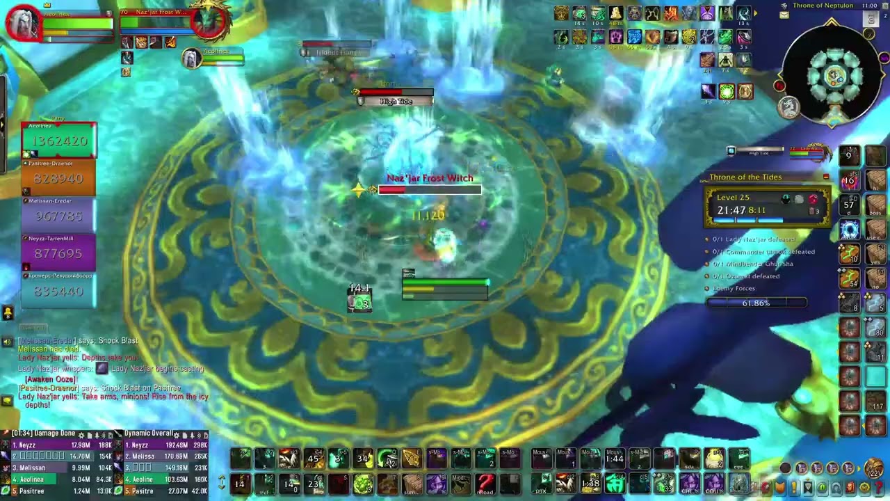 throne of the tides +25 brewmaster key pugging mythic+ fortified