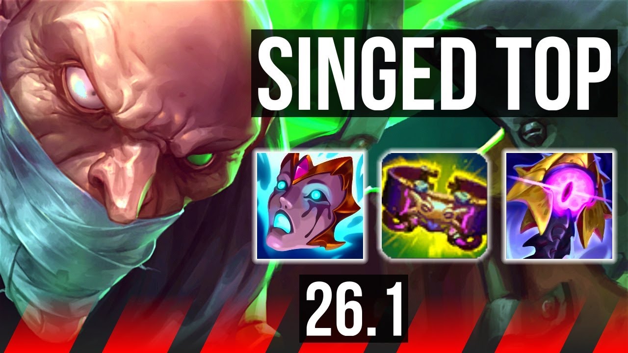 SINGED vs RENEKTON (TOP) | 35K damage | KR Diamond | 26.1