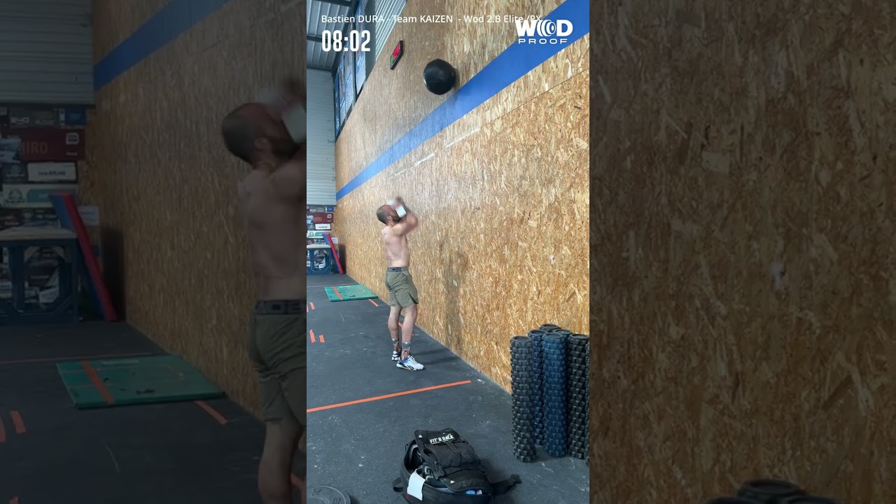 Bastien DURA - Team Kaizen West coast throwdown- Wod 2B Élite/RX