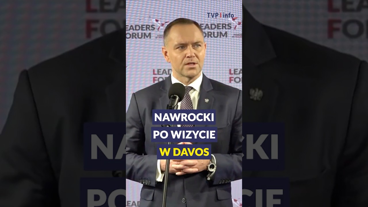 Nawrocki: stanowisko Polski w Davos zostało podkreślone #polityka #polska #davos #shorts