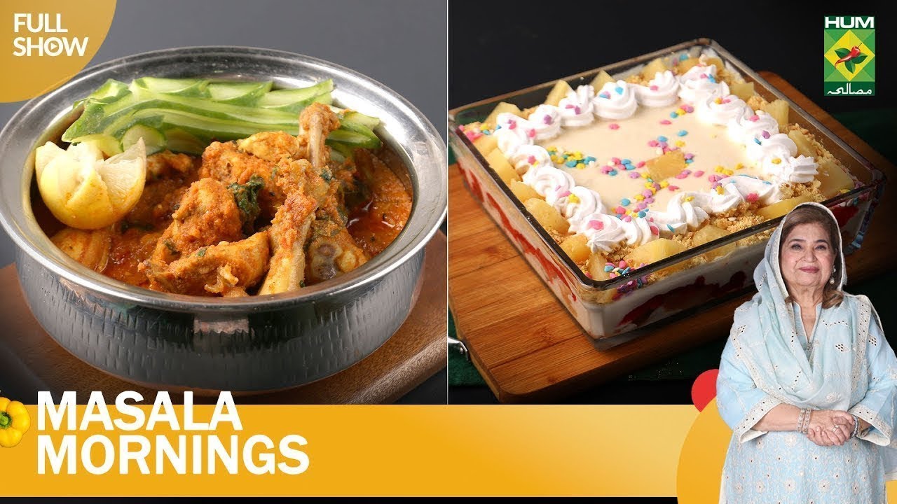 Biscuit Trifle & Hyderabadi Handi | Masala Mornings | Chef Shireen Anwar | MasalaTv