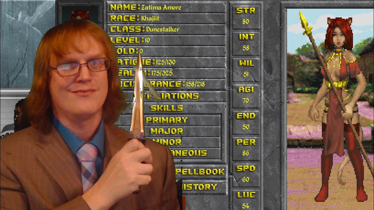 Sick /w the Flu and Elder Scrolls 2 Daggerfall, Yay!