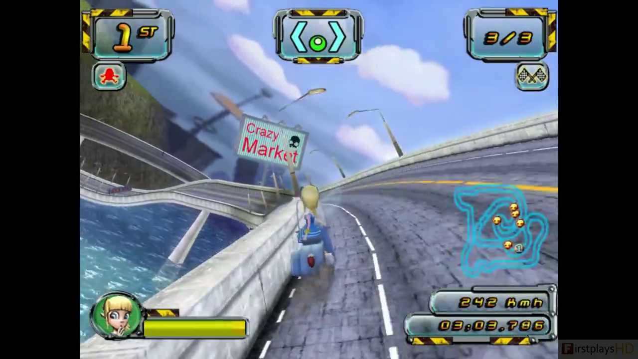 Crazy Frog Racer 2   PC Gameplay 1080P