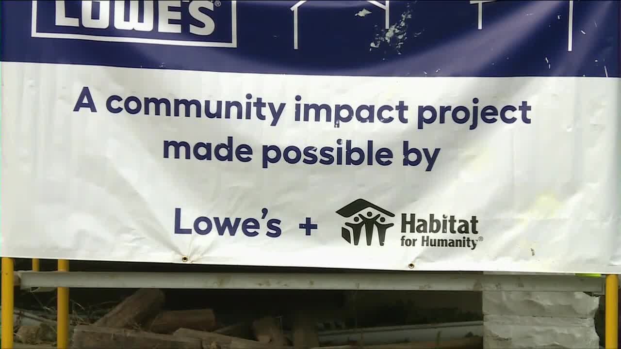 Habitat for Humanity homes in Topeka will get needed repairs thanks to an $85,000 grant from Lowe...