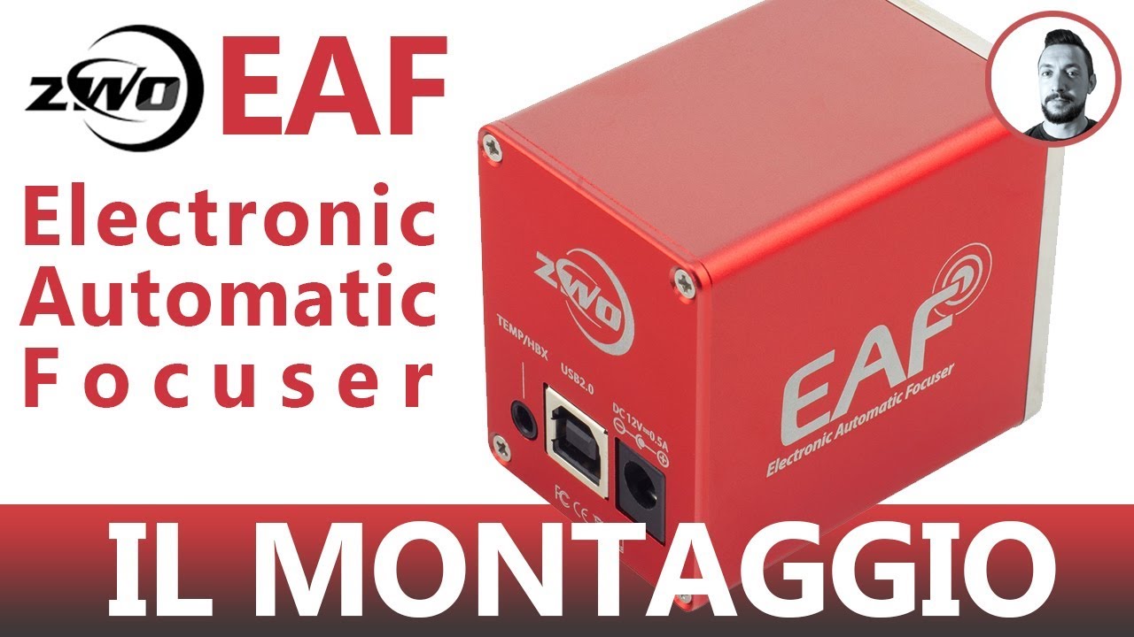 ZWO EAF Electronic Automatic Focuser | Il Montaggio