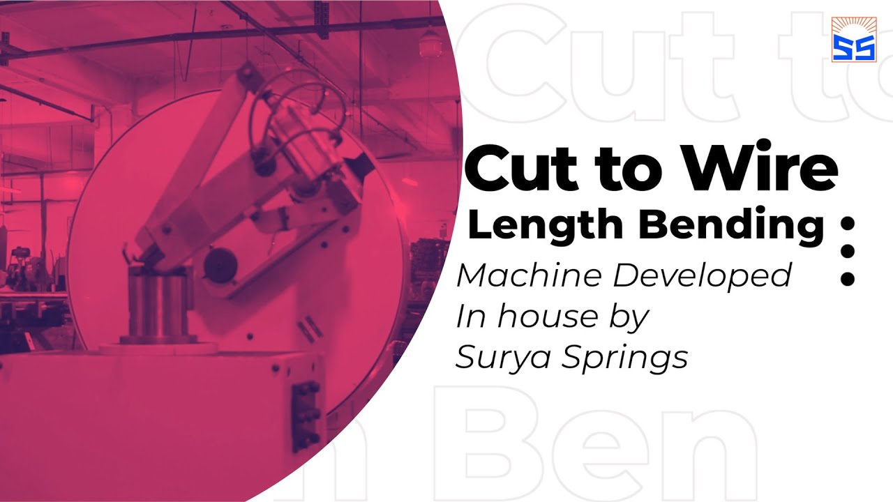 Cut to Wire Length Bending Machine Developed by Surya Springs | #CNCMachine