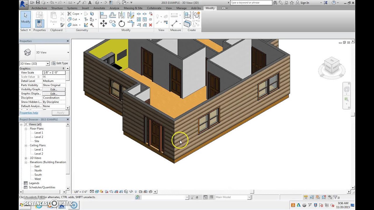 SPLITTING FACES TO ADD PAINT IN REVIT - HFH CEA