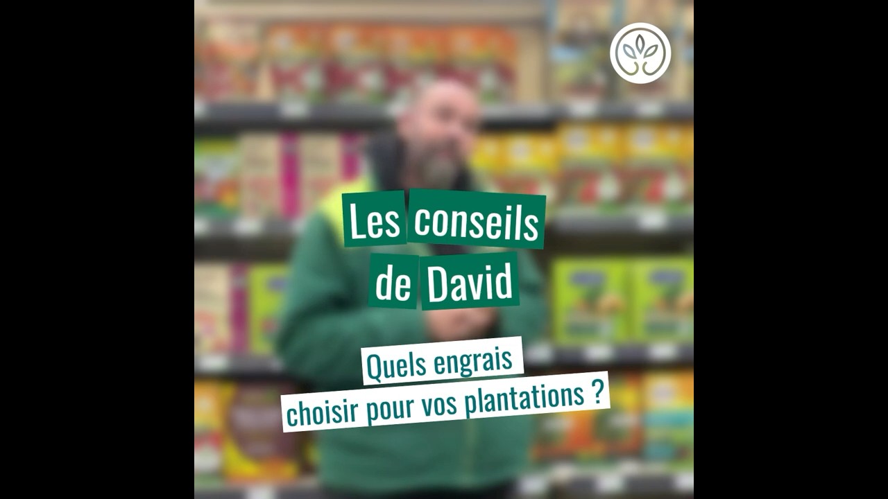 Les conseils de David : quel engrais choisir pour vos plantations ?