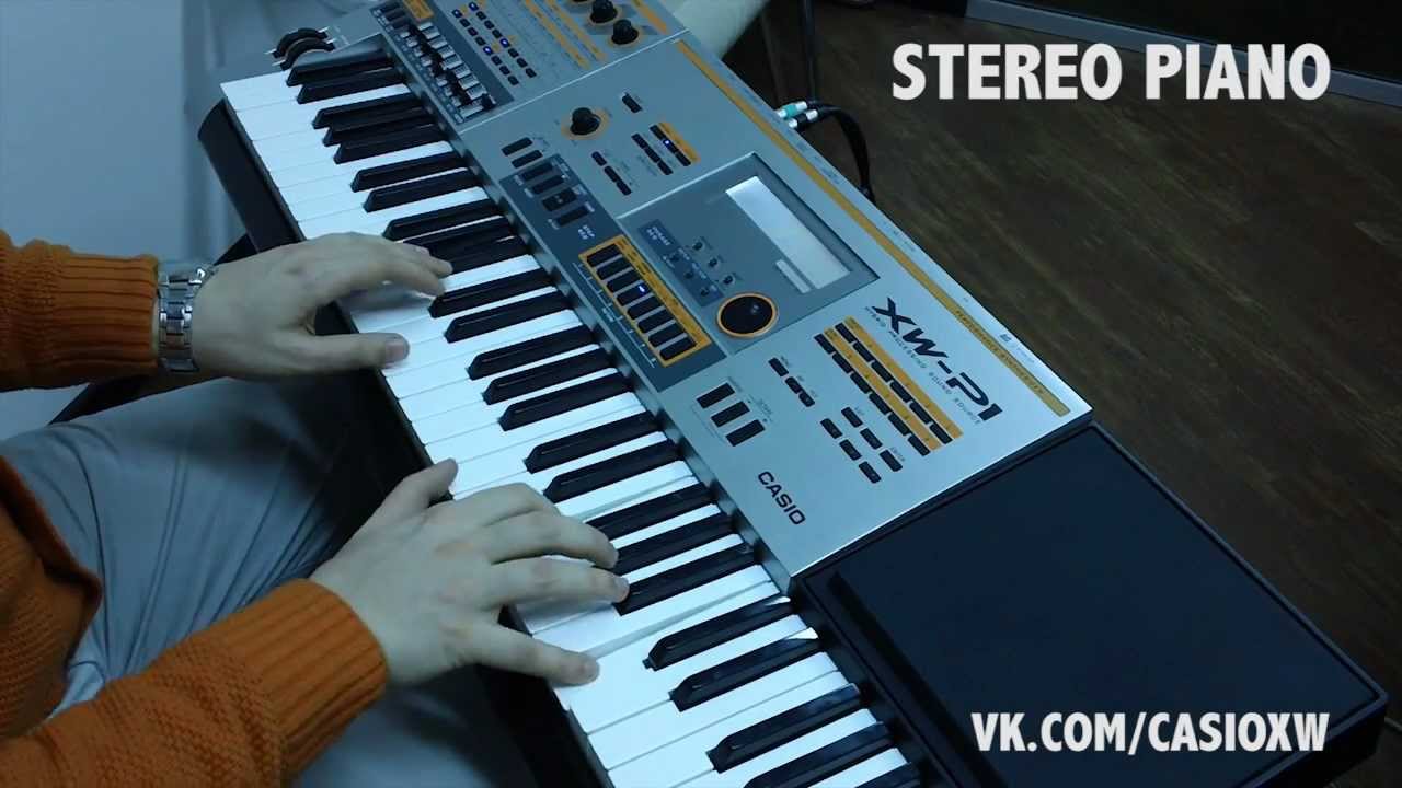casio xw-p1 тембры  часть 1 (клавишные)