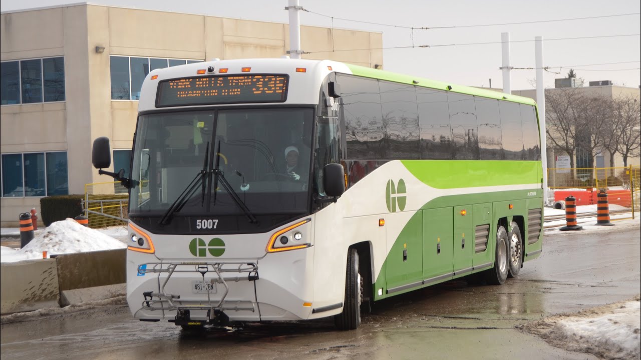 GO Transit 2025 Motor Coach Industries D45 CRT 5007 on route 40 Hamilton / Richmond Hill