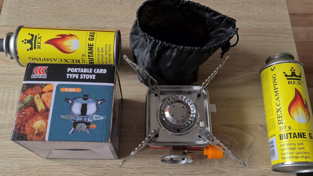 KOVAR Portable Stove K-202 Camping Kuchenka Gazowa Turystyczna Unboxing.