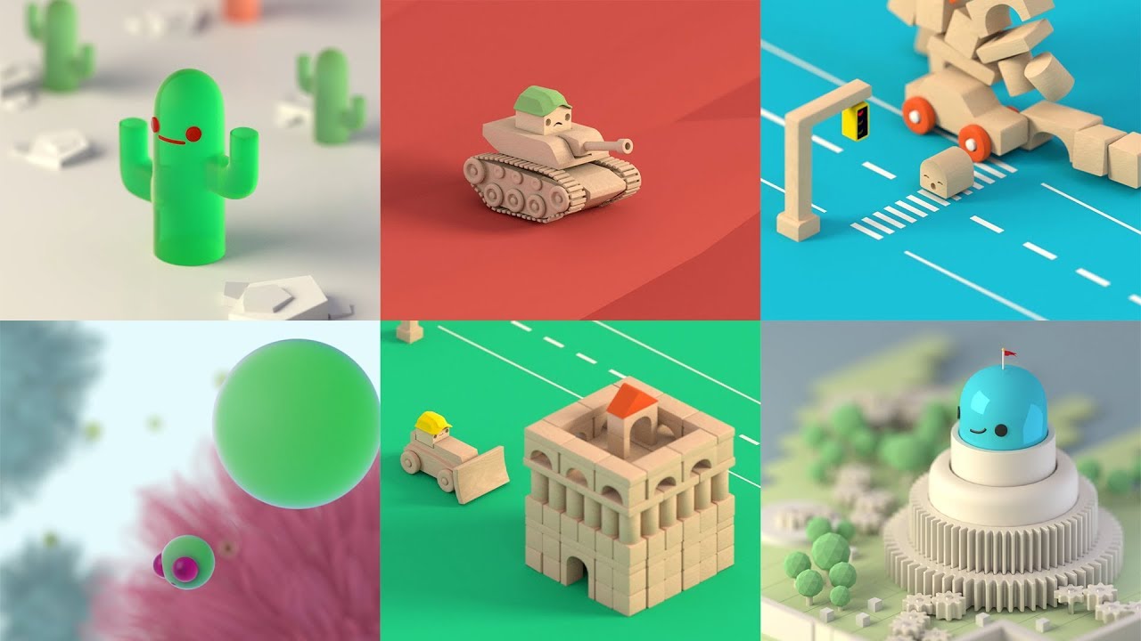 Some square Blender motion experiments