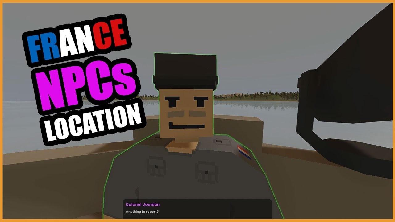 Unturned - New France Map NPCs Location! (Where to start the Questline)