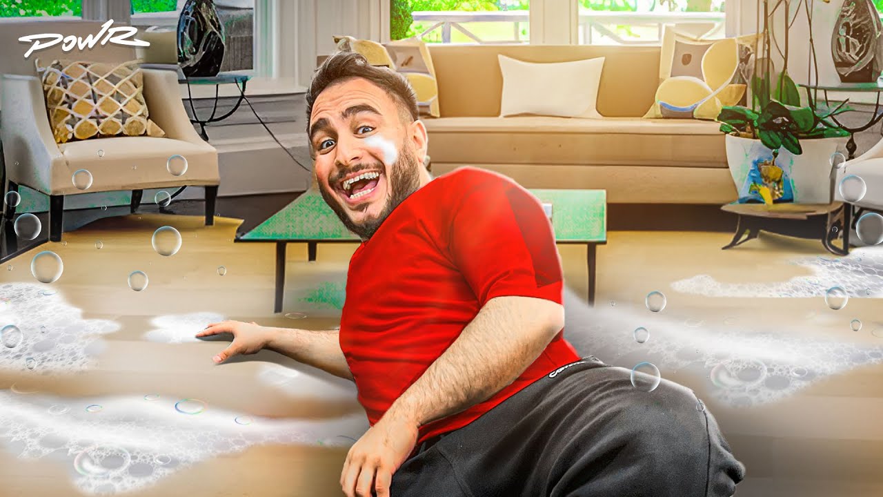 حولنا صالة فلة باور الى ملعب صابوني 🤯🔥!؟