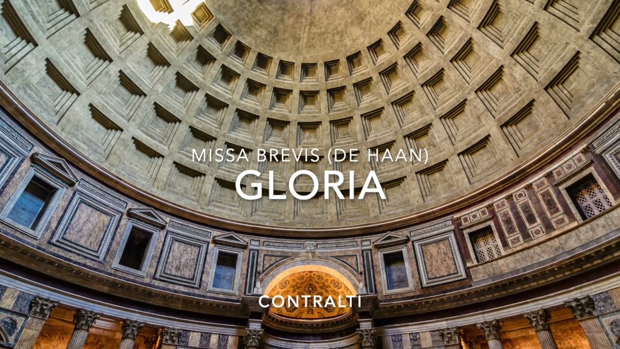 GLORIA | CONTRALTI | Missa Brevis (De Haan) Base musicale