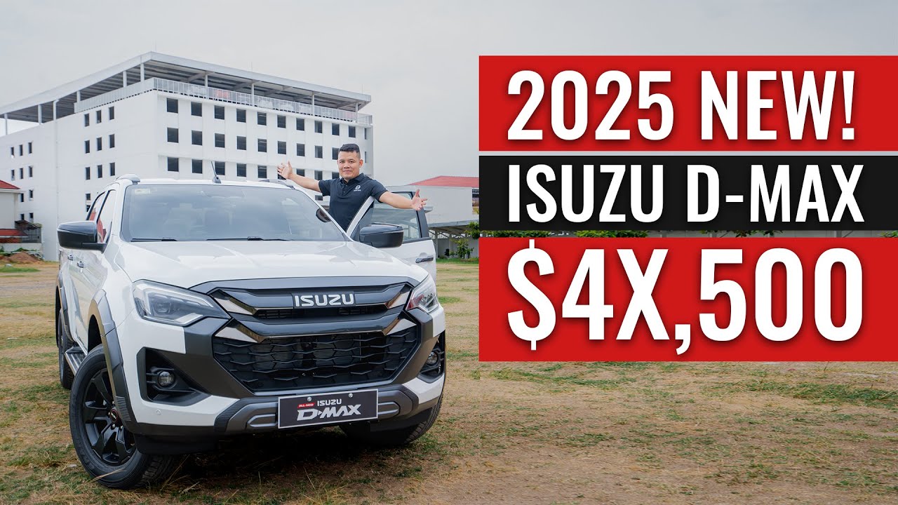 មកដល់ហើយ! ភីកអាប់ជប៉ុន New! Isuzu D-Max ឆ្នាំ2025