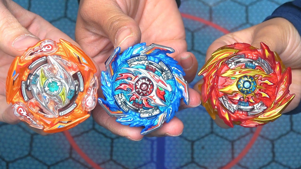 SUPER HYPERION vs KING HELIOS vs GLIDE RAGNARUK | Beyblade Burst Super King ベイブレードバーストスーパーキング