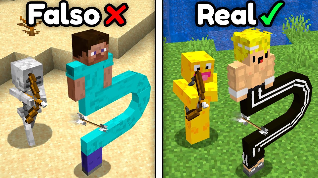 Probé los SHORTS Falsos de Minecraft que son Reales!