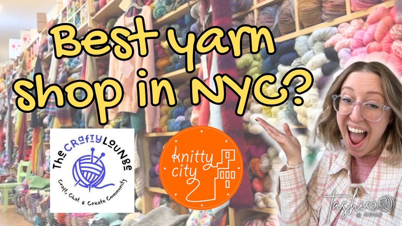 ✨ Мечта любителя пряжи! 🧶 Исследуем местные магазины пряжи в Нью-Йорке // Видеоблог Tashi at Home