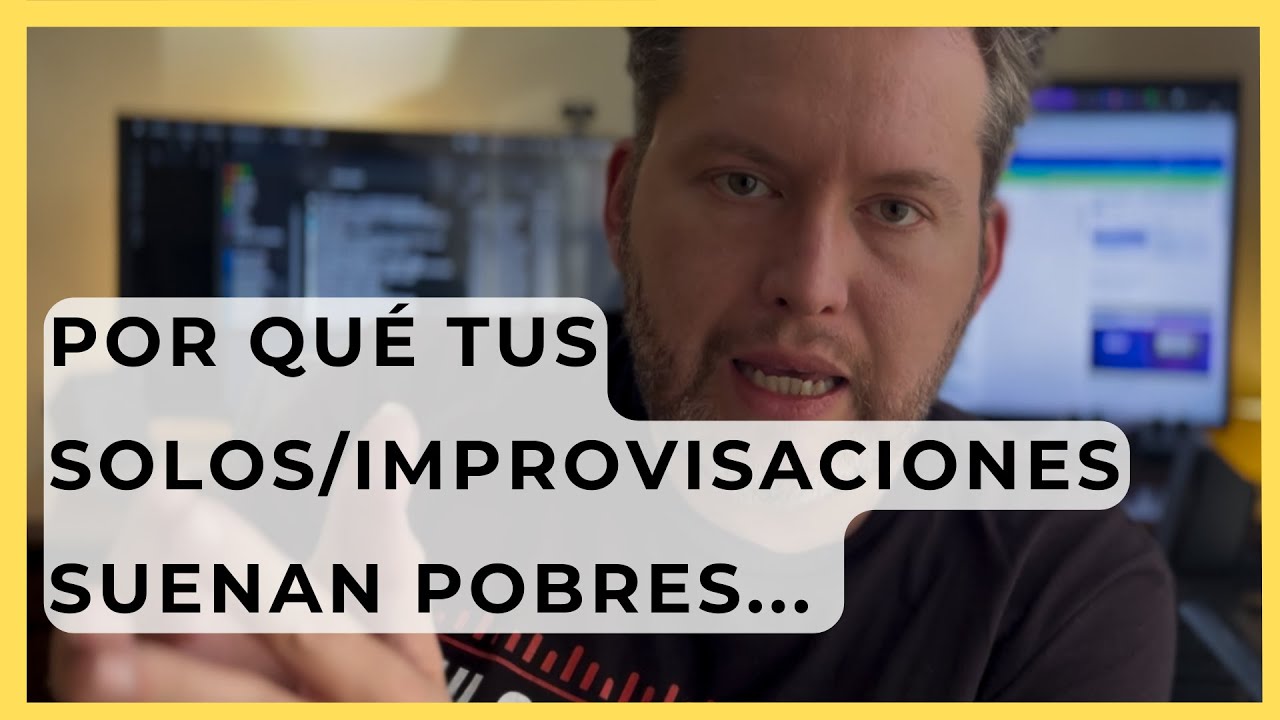 Tus SOLOS/improvisaciones suenan pobres? No te gustan tus solos?. Estás estancado? Mirá esto...
