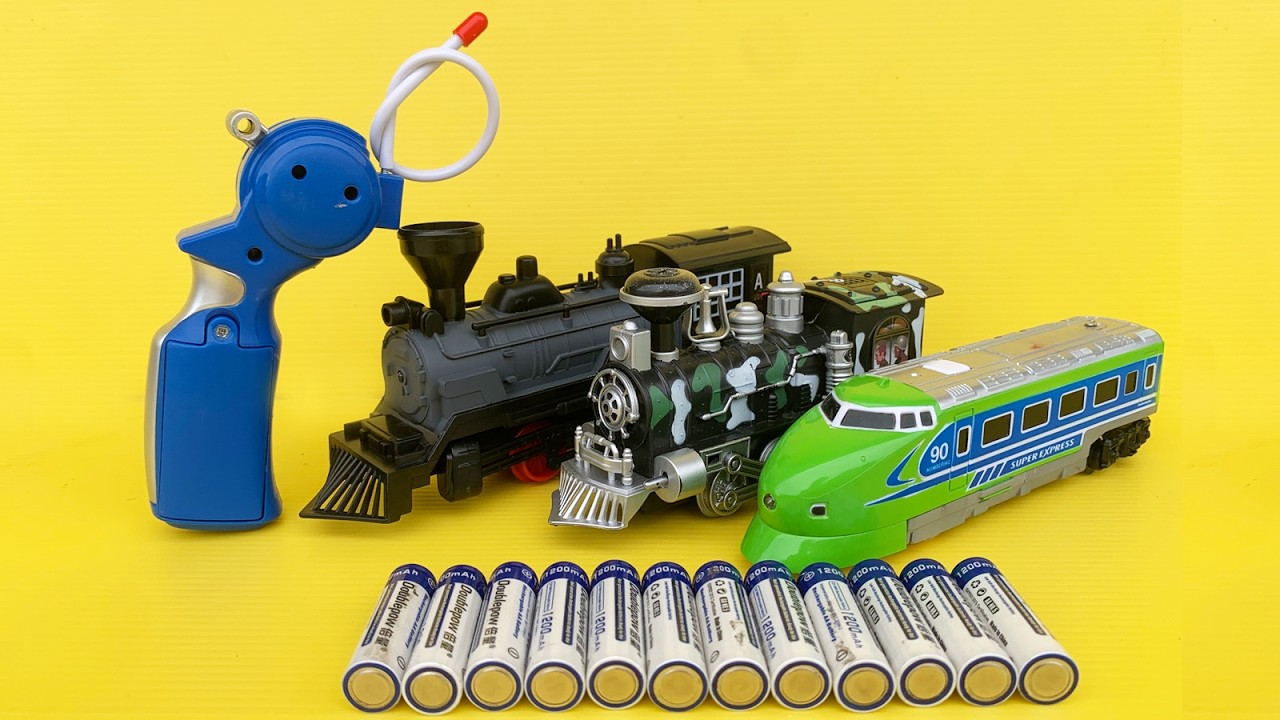 ASMR Train Toys Unboxing Steam Locomotive & High Speed Train | Super Train - Satisfying No Talking