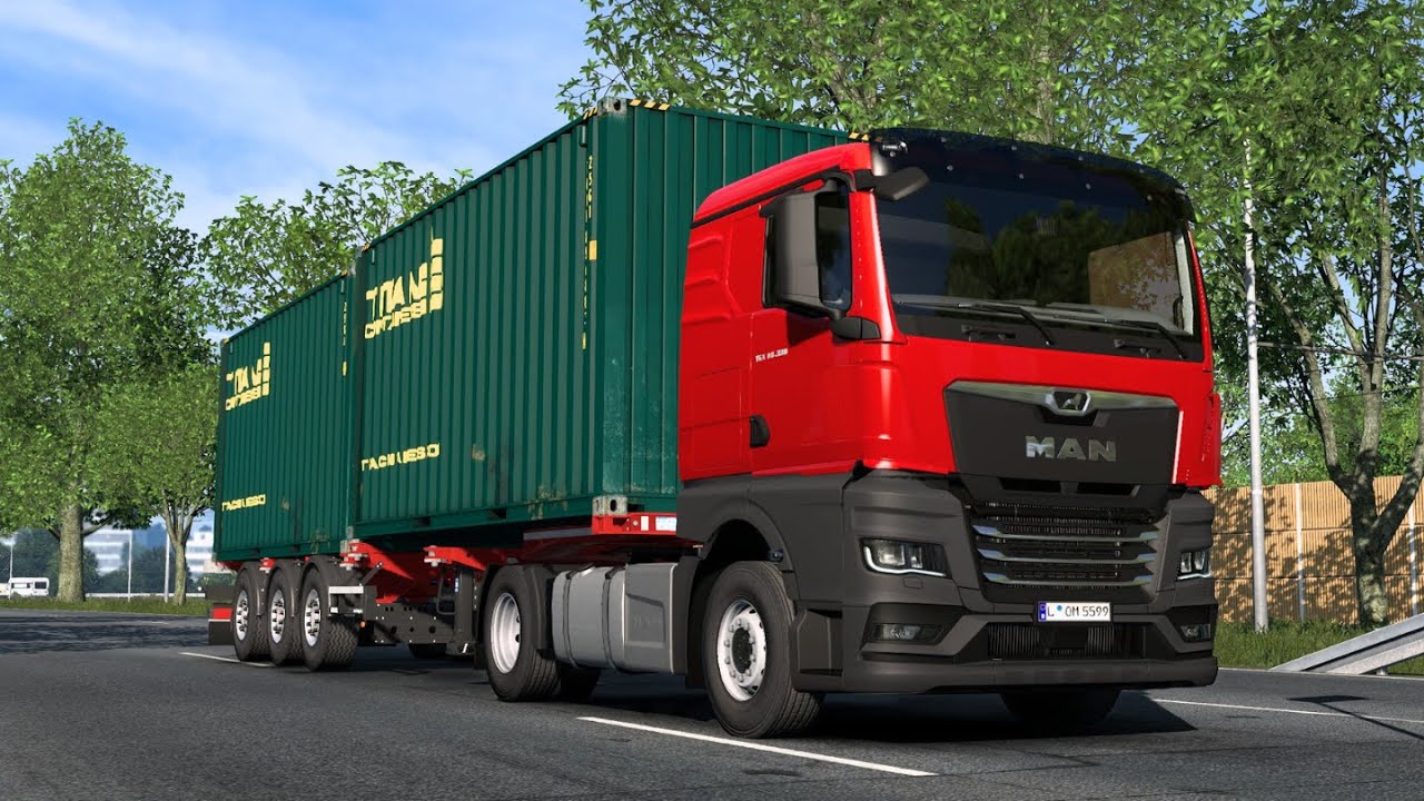 Heavy Metal Delivery w/ MAN TGX from Germany to Belgium! #ets2 1.57 POV 4K Drive