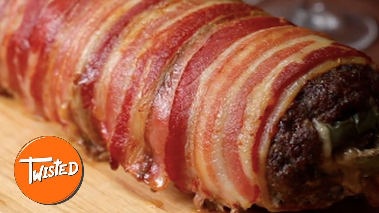 Bacon Wrapped Cheesesteak Meatloaf Recipe | Best Dinner Recipes | Homemade Meatloaf | Twisted